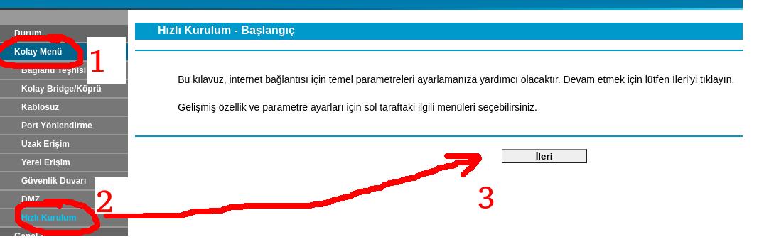 Kurulum adımı 3